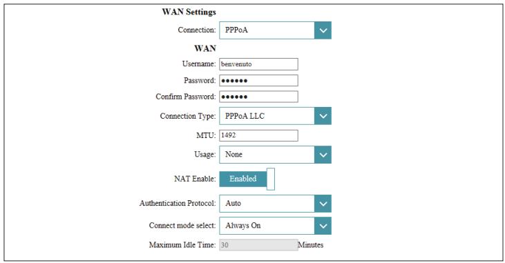 D-LINK DES-1016D - PPPoA - 1