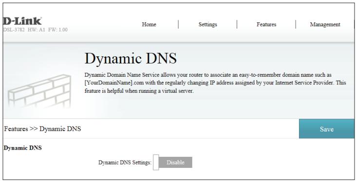 D-LINK DES-1016D - DNS dynamique - 1