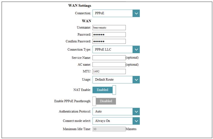 D-LINK DES-1016D - PPPoE - 1