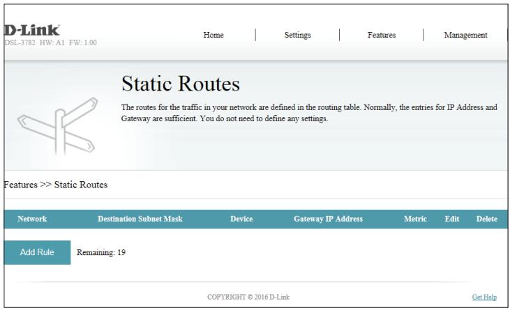 D-LINK DES-1016D - Créer une nouvelle règle - 1