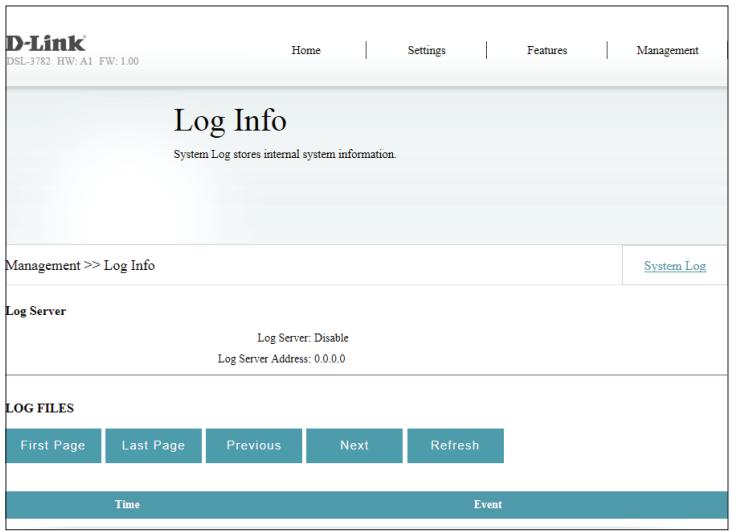 D-LINK DES-1016D - Journalisation des infos - 1