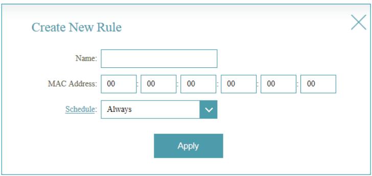 D-LINK DES-1016D - Créer une nouvelle règle - 2