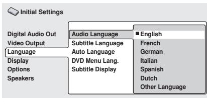 PIONEER DV 656 A - Audio Language - 1