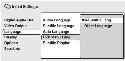 PIONEER DV 656 A - DVD Menu Language - 1