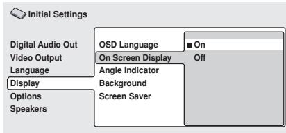 PIONEER DV 656 A - On Screen Display - 1
