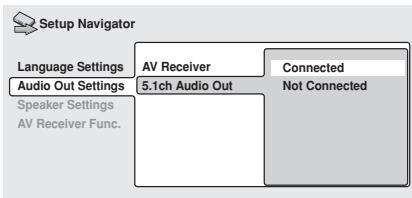 PIONEER DV 656 A - Did you connect the 5.1 channel analog audio outputs to your AV receiver? - 1