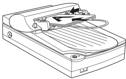 EPSON PERFECTION 1200 - Loading Paper into the Auto Document Feeder - 4
