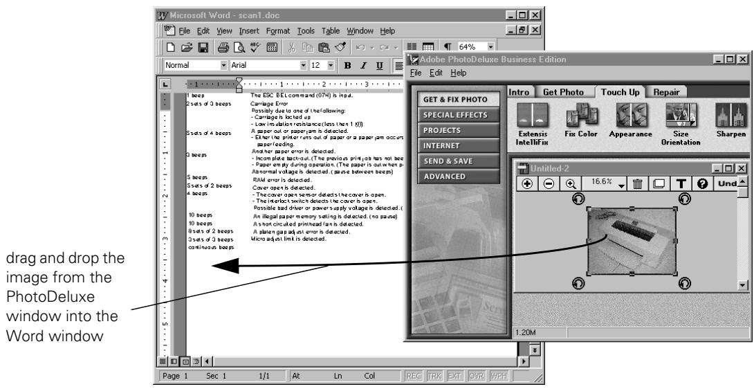 EPSON PERFECTION 1200 - Using Drag and Drop - 1