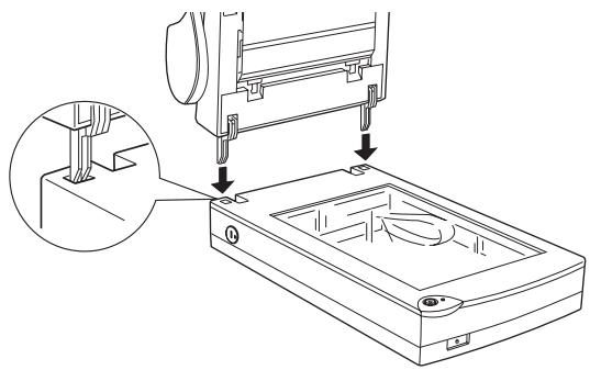 EPSON PERFECTION 1200 - Installing the Auto Document Feeder - 1