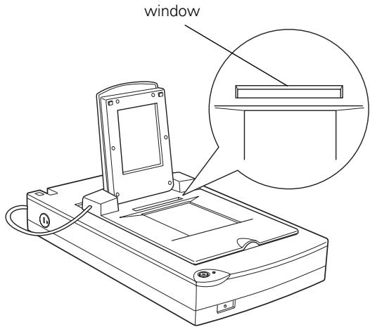 EPSON PERFECTION 1200 - Loading Slides and Film Directly on the Document Table - 4