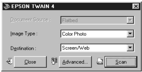 EPSON PERFECTION 1200 - Using EPSON TWAIN - 2