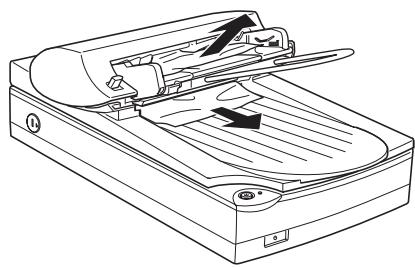 EPSON PERFECTION 1200 - If you need to remove jammed paper from the auto document feeder . . . - 2