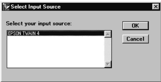 EPSON PERFECTION 1200 - Selecting TWAIN from Your Application - 2