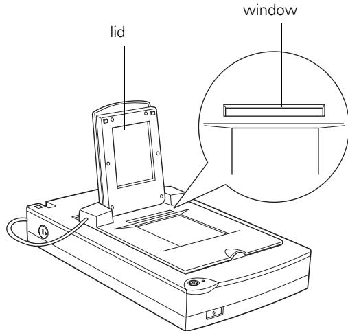 EPSON PERFECTION 1200 - Loading Transparency - 1