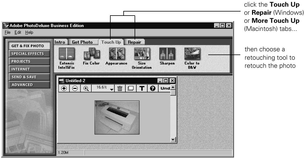 EPSON PERFECTION 1200 - Scanning and Retouching a Photo - 10