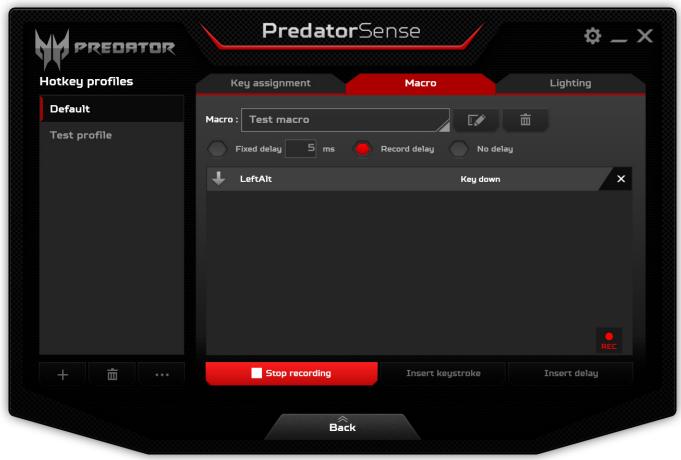 ACER PREDATOR 17 - Enregistrer une macro - 4