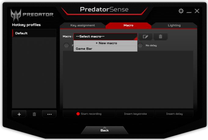 ACER PREDATOR 17 - Enregistrer une macro - 2