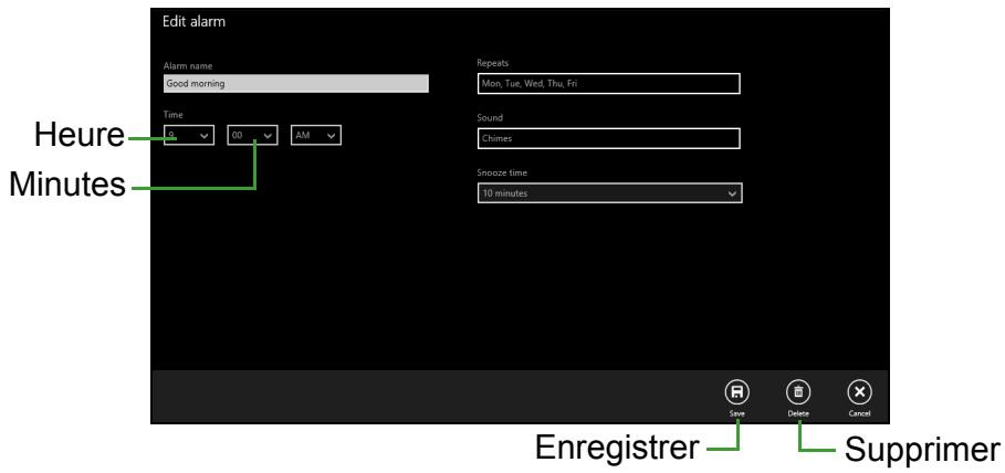 ACER PREDATOR 17 - Comment puis-je configurer l'alarme ? - 1