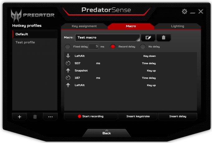 ACER PREDATOR 17 - Enregistrer une macro - 5