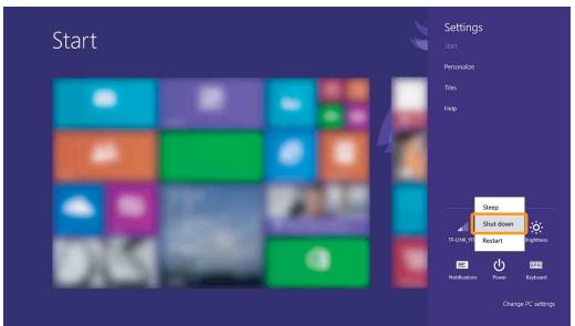 LENOVO YOGA 3 - Mise hors tension de l'ordinateur - 3