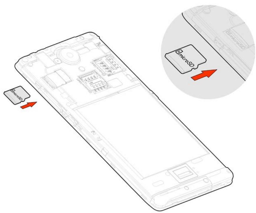 WIKO UFEEL LITE - De geheugenkaart installeren - 1