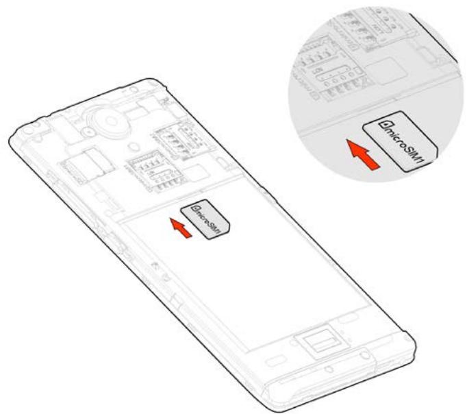 WIKO UFEEL LITE - - Inserting the SIM cards - 2