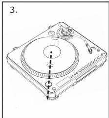 ION LP-2CD - PLATTER SETUP - 3