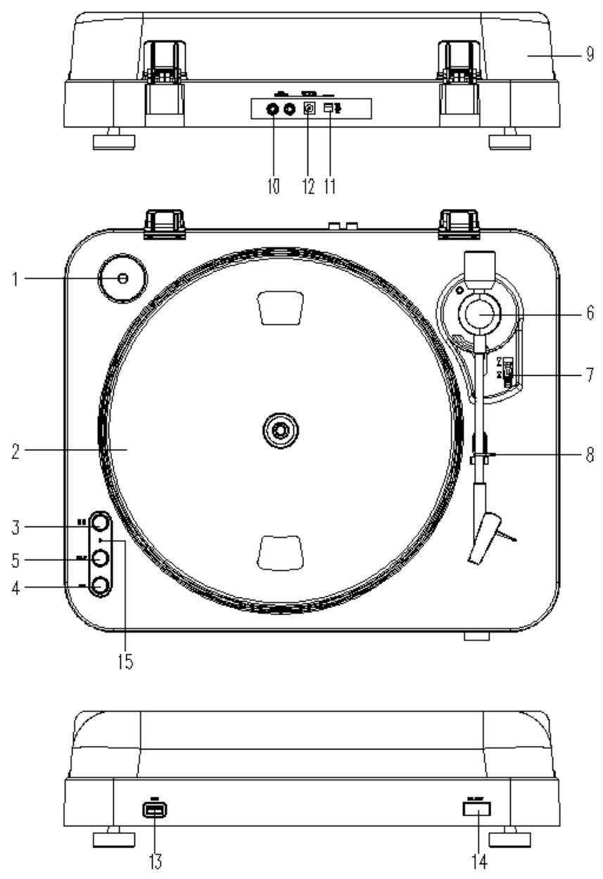 LENCO L-84  -  L-85 - Auto Return Reset: - 1