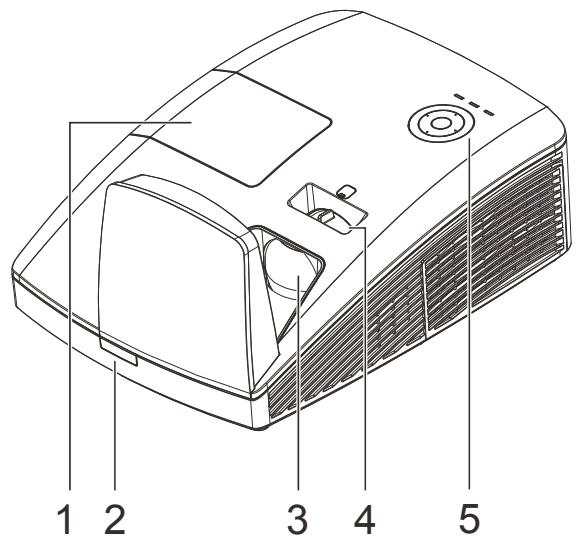 CANON LV-WX300USTI - LV-WX310ST - Vues des pieces du projecteur - 1