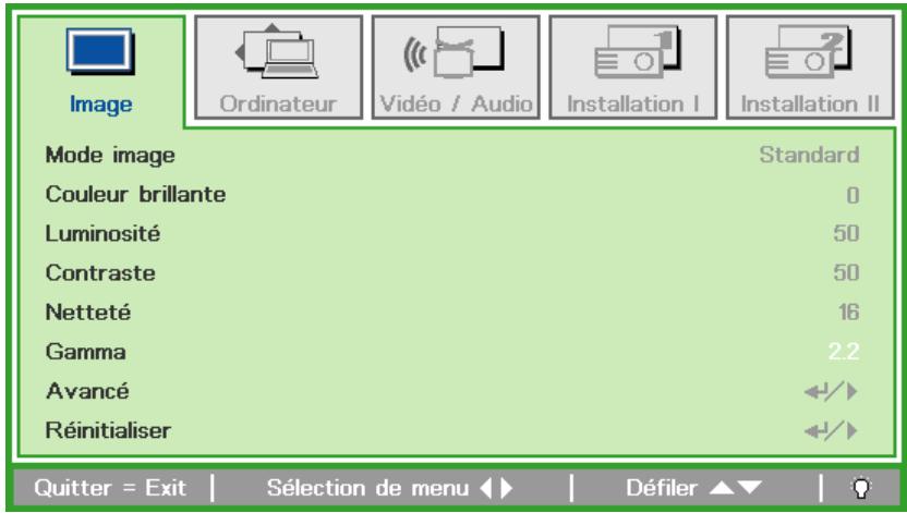 CANON LV-WX300USTI - LV-WX310ST - Menu Image - 1