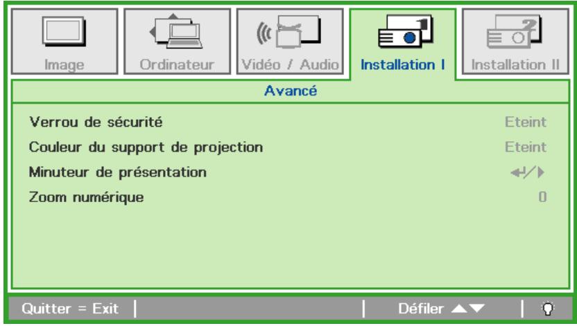 CANON LV-WX300USTI - LV-WX310ST - Fonctions avancées - 1