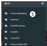 ARCHOS 50D NEON - WiFi connection - 2