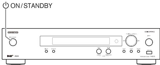 ONKYO T4070 - Activación y puesta en reposo - 1