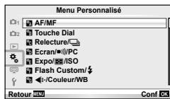 OLYMPUS E-PL6 - Menu Personnalisé - 1