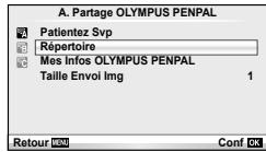 OLYMPUS E-PL6 - ■ Edition du carnet d'adresses - 1