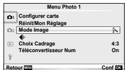 OLYMPUS E-PL6 - Options de traitement (Mode Image) - 1