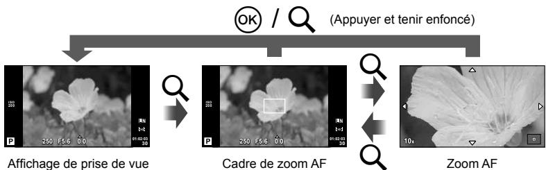 OLYMPUS E-PL6 - Mise au point automatique avec cadre de zoom/zoom AF - 1