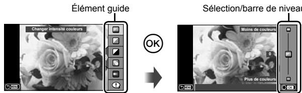 OLYMPUS E-PL6 - Utilisation des guides en direct - 1
