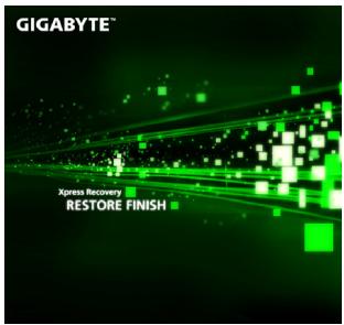 GIGABYTE M1005 - Launch System Recovery - 3