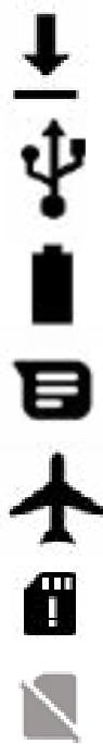 WIKO ROBBY - Notification icons on the status bar - 21