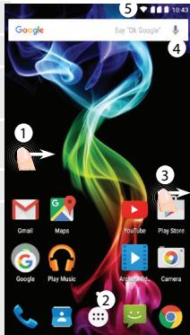 ARCHOS 45D PLATINUM - Trén mān hinh chu - 4
