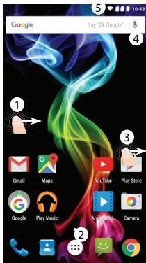 ARCHOS 45D PLATINUM - aLswuI aWJU Juai - 2