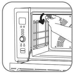 ROWENTA OC787800 GOURMET - · Het binnenste lampje reinigen - 1