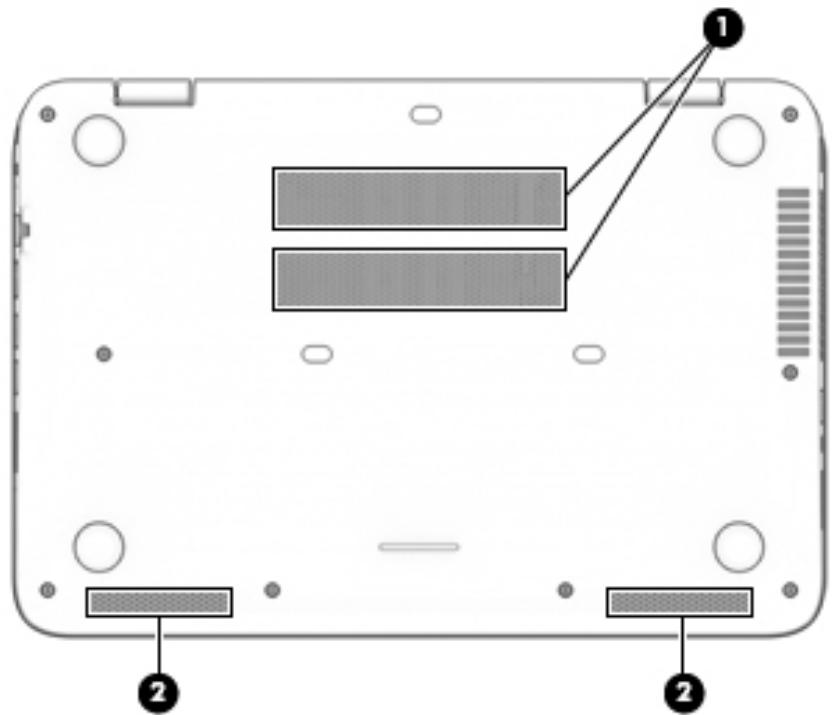 HP PAVILION X2 - Partie inférieure - 1