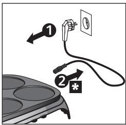 TEFAL CREP'PARTY DUAL 2 PLAQUES PY604612 - AR - 19