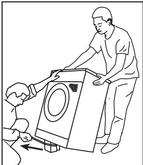 BEKO WDA96160 - Retrait des renforts de conditionnement - 1