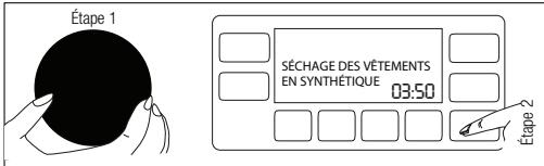Étape 1 SÉCHAGE DES VÊTEMENTS EN SYNTHÉTIQUE 03:50 Étape 2