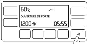 60°C OUVERTURE DE PORTE 12:00 05:55