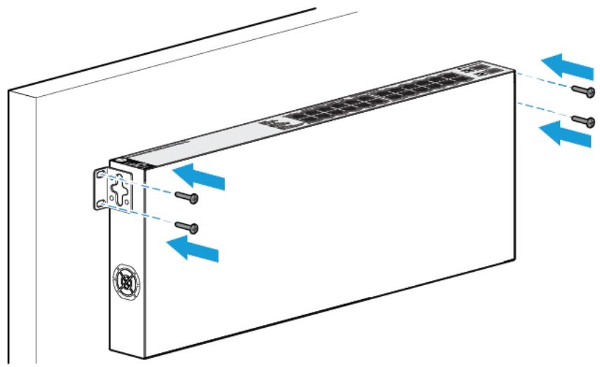 HP E 1820-24G - E 1820-24G-POE - E 1820-48G - E 1820-8G - E 1820-8G-POE - Wall or Under-Table Mounting - 3