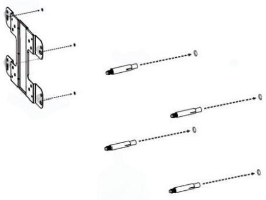 D-LINK DWL-8710AP - Mounting the AP to a Wall - 1